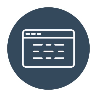 Kolayca değiştirebilen ya da düzenleyebilen izole edilmiş vektör simgesi programlanıyor