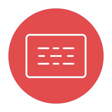 Kolayca düzenleyebilen ya da düzenleyebilen izole edilmiş vektör simgesi kodlanıyor