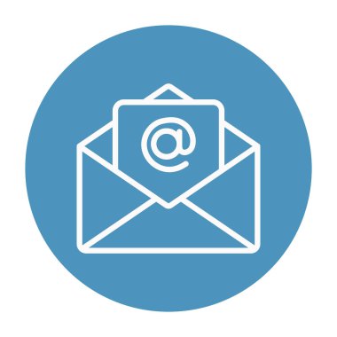 Kolayca düzenleyebilen ya da düzenleyebilen Zarf Posta İletisi İzole Edilmiş Vektör simgesi