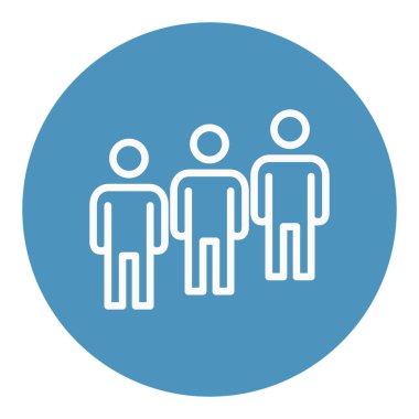 Kolayca değiştirebilen ya da düzenleyebilen Takım İzole Vektör simgesi