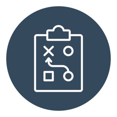 Kolayca değiştirebilen veya düzenleyebilen Strateji İzole Vektör simgesi