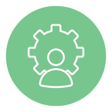 Kullanıcı Yapılandırması Kolayca düzenleyebilen ve düzenleyebilen izole edilmiş Vektör simgesi