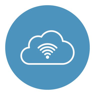 Kolayca düzenleyebilen ve değiştirebilen Kablosuz Sinyal İzole Vektör simgesi