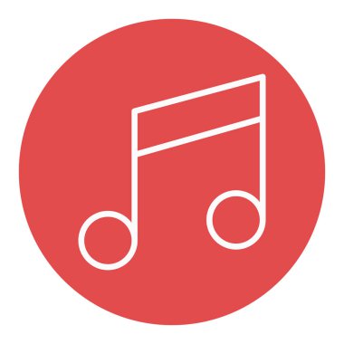 Kolayca değiştirebilen ya da düzenleyebilen Ses Müziği İzole Edilmiş Vektör simgesi