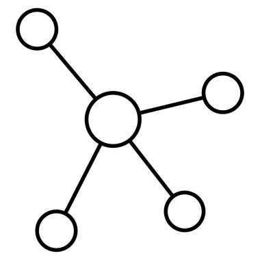 Kolayca düzenleyebilen ve düzenleyebilen Ağ İzole Vektörü simgesi