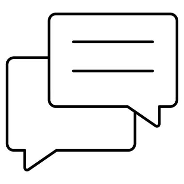 İleti Kabarcıkları İzole Vektör simgesi kolayca düzenleyebilir ya da değiştirebilir