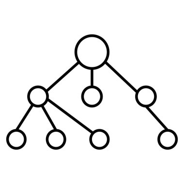 Kolayca düzenleyebilen ve düzenleyebilen Ağ İzole Vektörü simgesi
