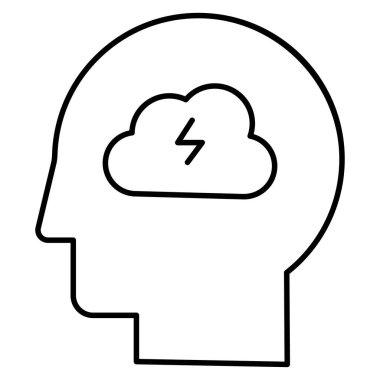 Kolayca değiştirebilen ya da düzenleyebilen Beyin İzole Vektör simgesi