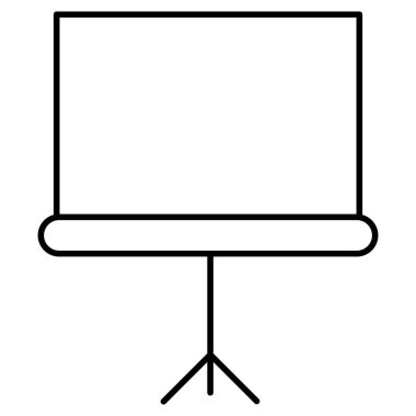 Kolayca değiştirebilen ya da düzenleyebilen karatahta izole edilmiş Vektör simgesi