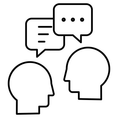 Kolayca değiştirebilen ya da düzenleyebilen izole edilmiş vektör simgesi diyaloğu