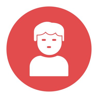 Kolayca değiştirebilen ya da düzenleyebilen Avatar izole edilmiş Vektör simgesi