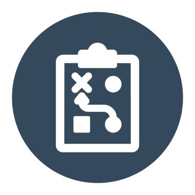  Kolayca değiştirebilen veya düzenleyebilen Strateji İzole Vektör simgesi