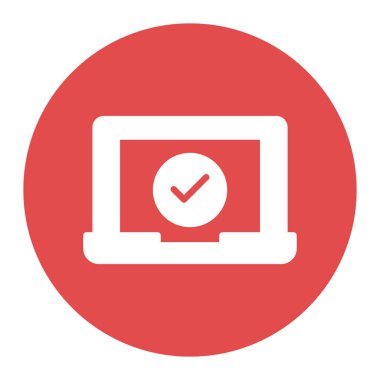  Dizüstü bilgisayardaki izole edilmiş vektör simgesini kolaylıkla düzenleyebilecek veya düzenleyebilecek şekilde onayla