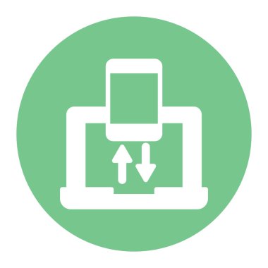 Yanıt Mobil İzole Vektör simgesi kolayca düzenleyebilir ya da değiştirebilir