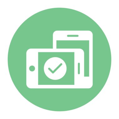 Kolayca değiştirebilen veya düzenleyebilen uyarlanabilir izole vektör simgesi