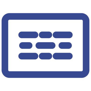 Kolayca düzenleyebilen ya da düzenleyebilen izole edilmiş vektör simgesi kodlanıyor