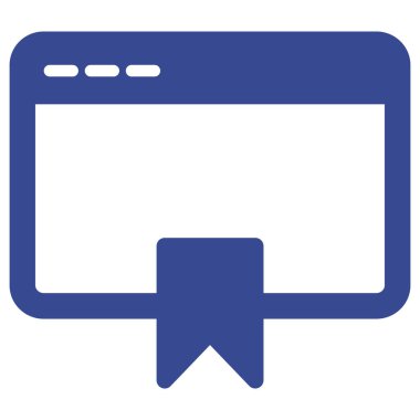 Kolayca değiştirebilen ya da düzenleyebilen Yer İmleri İzole Vektör simgesi