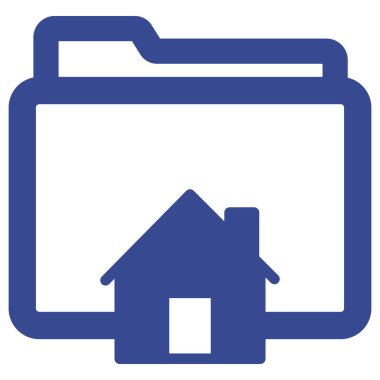 Ev dizini izole edilmiş Vektör simgesi kolayca düzenleyebilir ya da düzenleyebilir