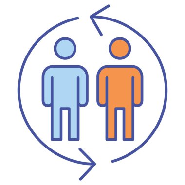 Takım Grubu İzole Vektör simgesi Kolayca düzenleyebilir ya da değiştirebilir