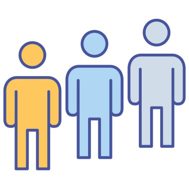 Kolayca değiştirebilen ya da düzenleyebilen Takım İzole Vektör simgesi