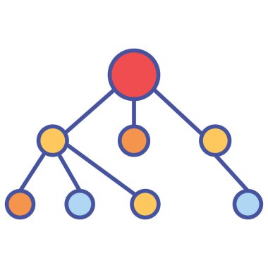 Kolayca düzenleyebilen ve düzenleyebilen Ağ İzole Vektörü simgesi