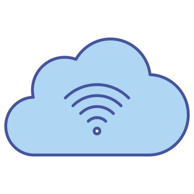 Kolayca düzenleyebilen ve değiştirebilen Kablosuz Sinyal İzole Vektör simgesi