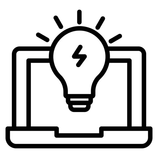 Idée Créative Isolée Icône Vectorielle Qui Peut Facilement Modifier Modifier — Image vectorielle