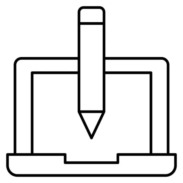 Онлайн Запись Изолированный Вектор Значок Который Легко Изменять Редактировать — стоковый вектор