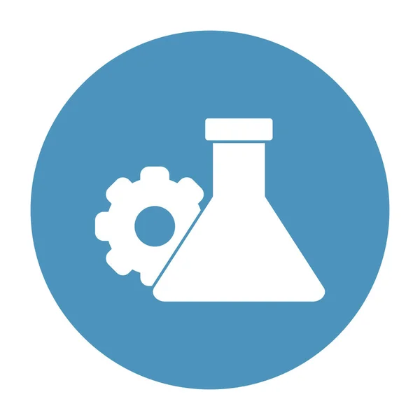 Expérience Fiole Isolée Icône Vectorielle Qui Peut Facilement Modifier Modifier — Image vectorielle