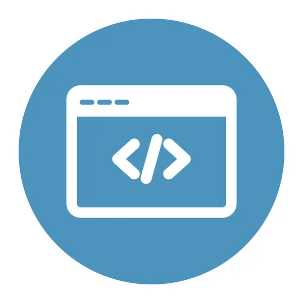 プログラミングブラウザ簡単に変更または編集することができます絶縁ベクトルアイコン — ストックベクタ