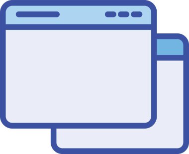 Kolayca düzenleyebilen ve düzenleyebilen Tarayıcı İzole Vektör simgesi