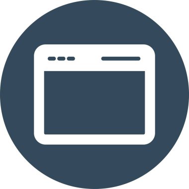 Kolayca düzenleyebilen ve düzenleyebilen Tarayıcı İzole Vektör simgesi