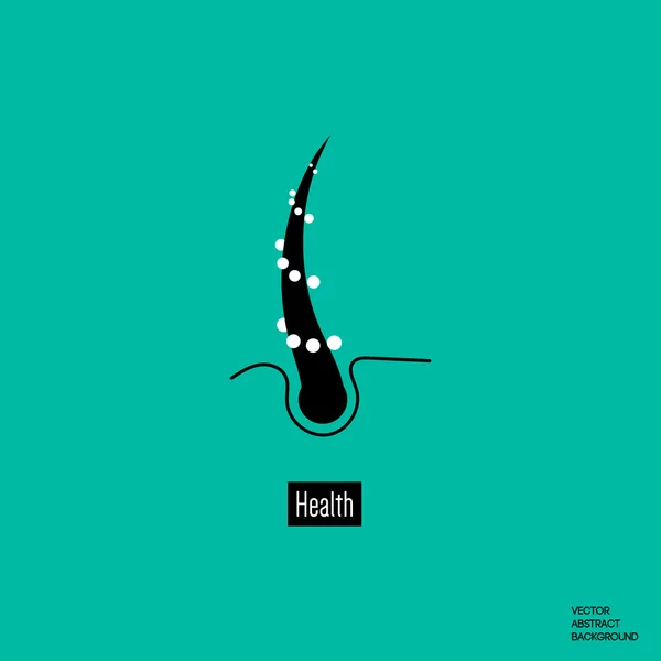 Saç simgesi. İnsan saçı. Saç tedavisi.