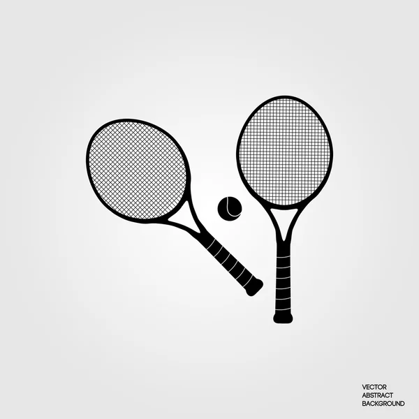 Big tennis. Tennis rackets. Tennis ball. Active sports. Tennis club. Silhouette. metallic background