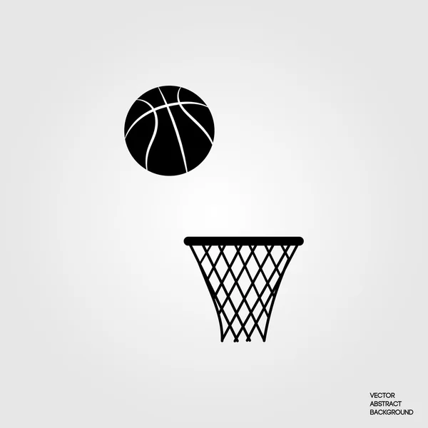 Basketball. Ball. Basket. Sports game. Basketball club. Silhouette. Basketball icon