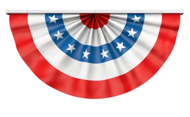 Bunting Amerikan bayrağı