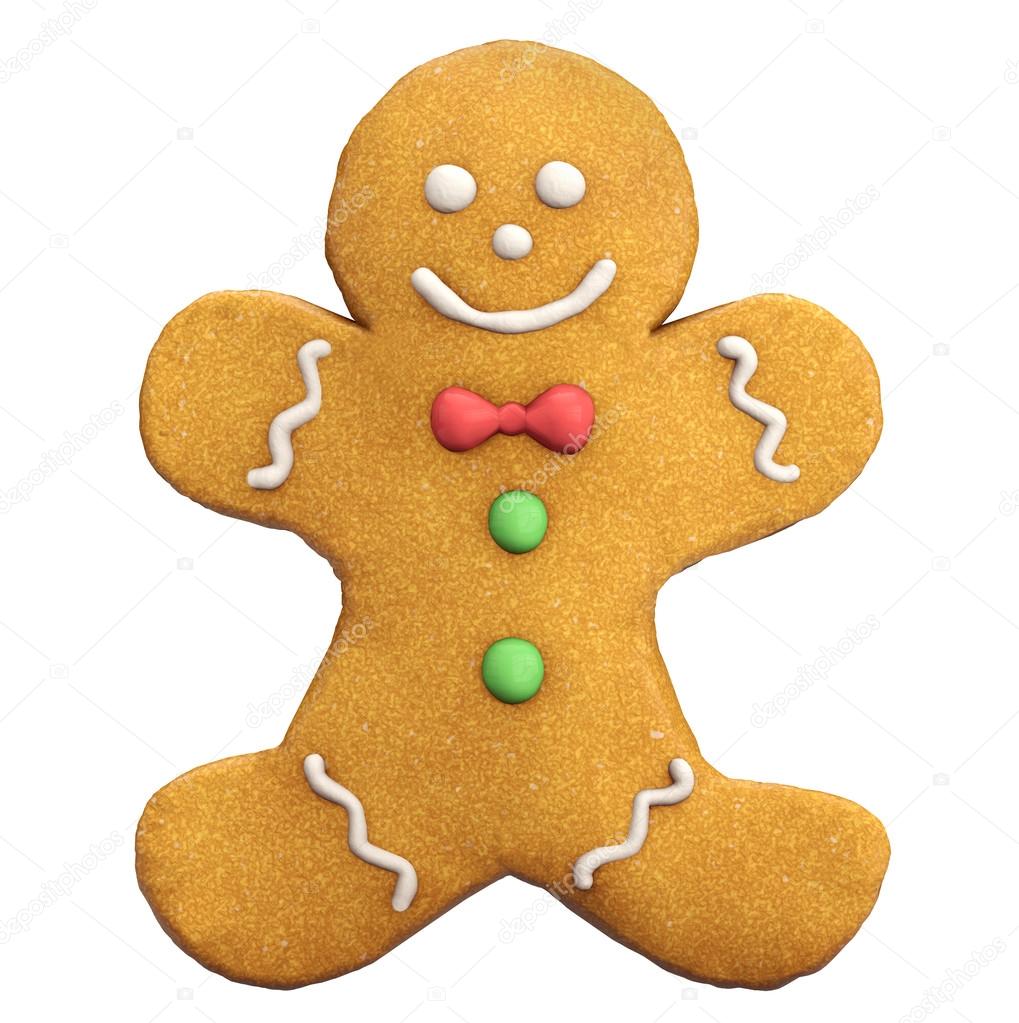 Gingerbread Man Christmas Icon