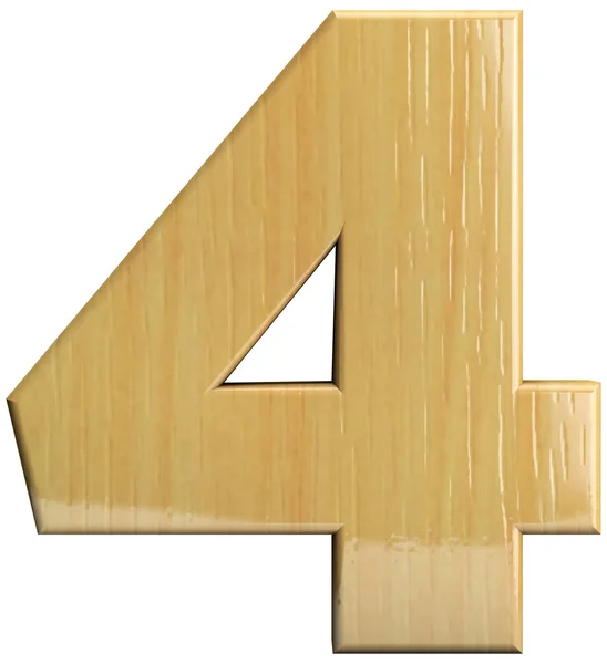 4-4 ahşap numaralı