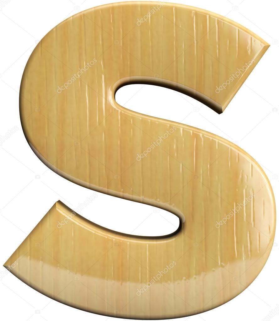 Wooden Letter S Stock Photo Somartin 79720088 Wooden Letter S Stock Photo