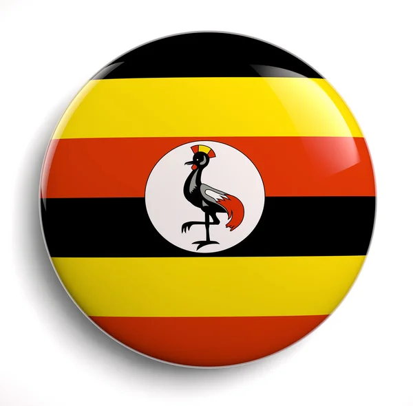 Bandeira de Uganda — Fotografia de Stock