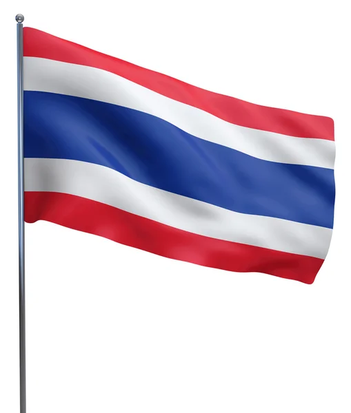 Таиланд флаг размахивая — стоковое фото
