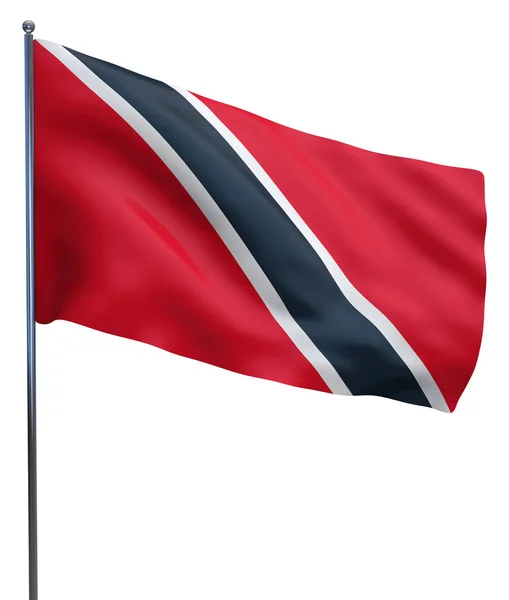 Trinidad en tobago vlag zwaaien — Stockfoto