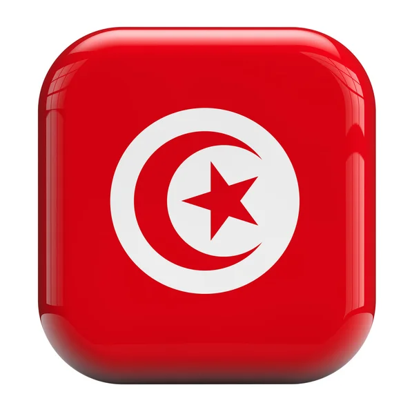 Tunisien flagga — Stockfoto