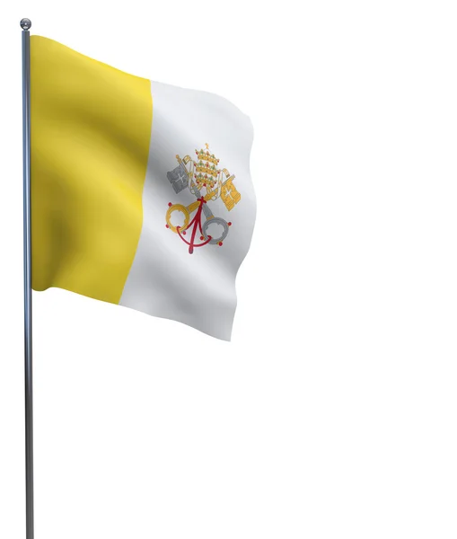 Vatican Flag Waving — Stock Photo, Image