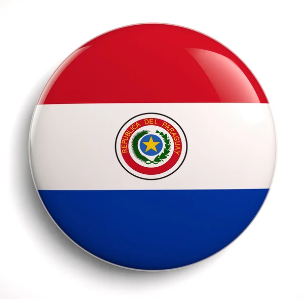 Paraguay flagga — Stockfoto