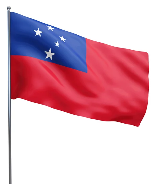 Bandera de Samoa Imagen — Foto de Stock