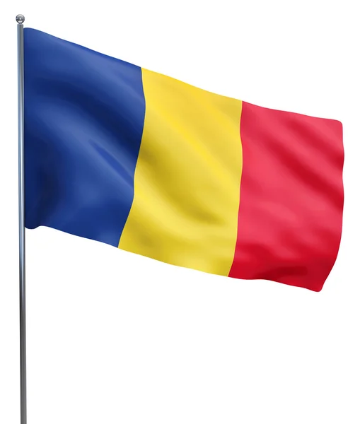 Romanya bayrağı görüntü — Stok fotoğraf