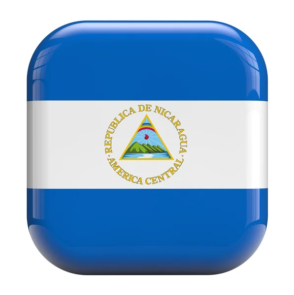 Nicaraguas flagga symbolen bild. — Stockfoto