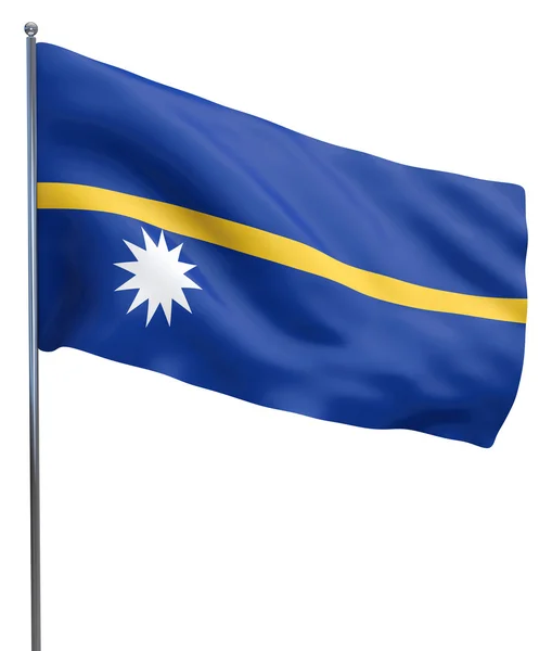 Imagen de la bandera de Nauru — Foto de Stock