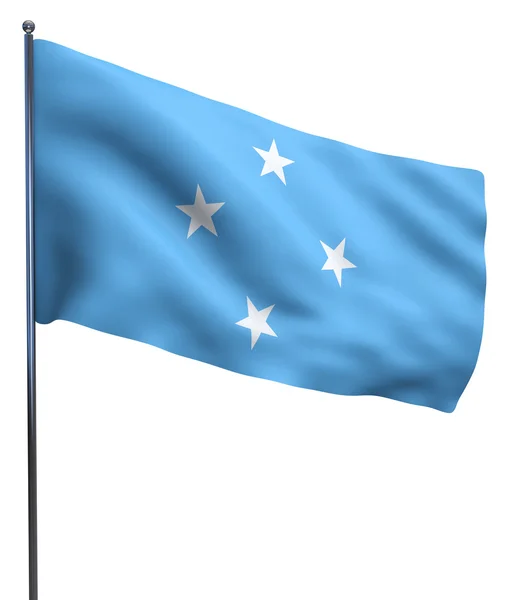 Micronesia Bandera Imagen — Foto de Stock